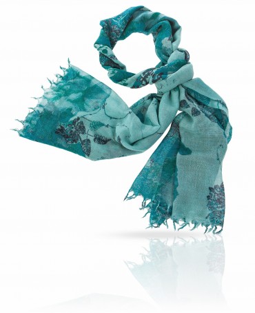 Палантин Женский ZW-JEWEL.FLOWER/MARINE